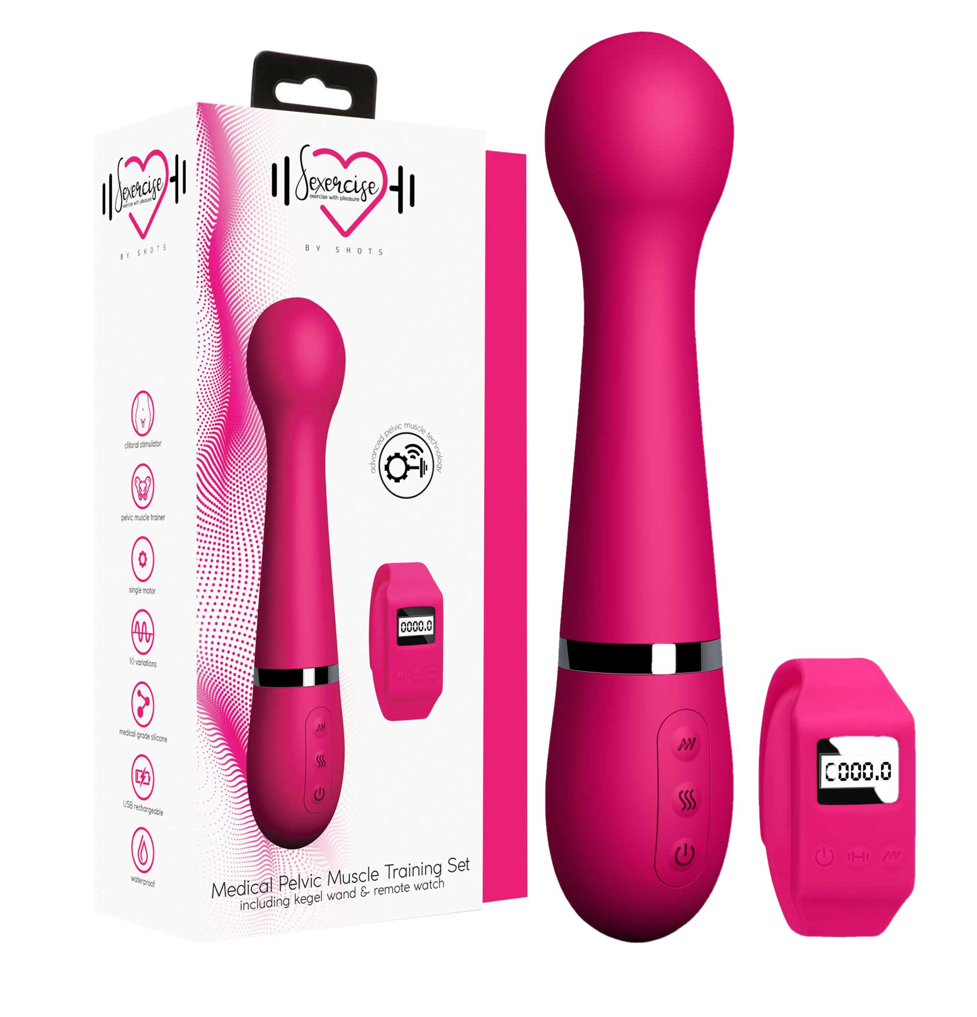 Wibrator Z Funkcją Treningu Mięśni Kegla Sexercise Kegel Wand